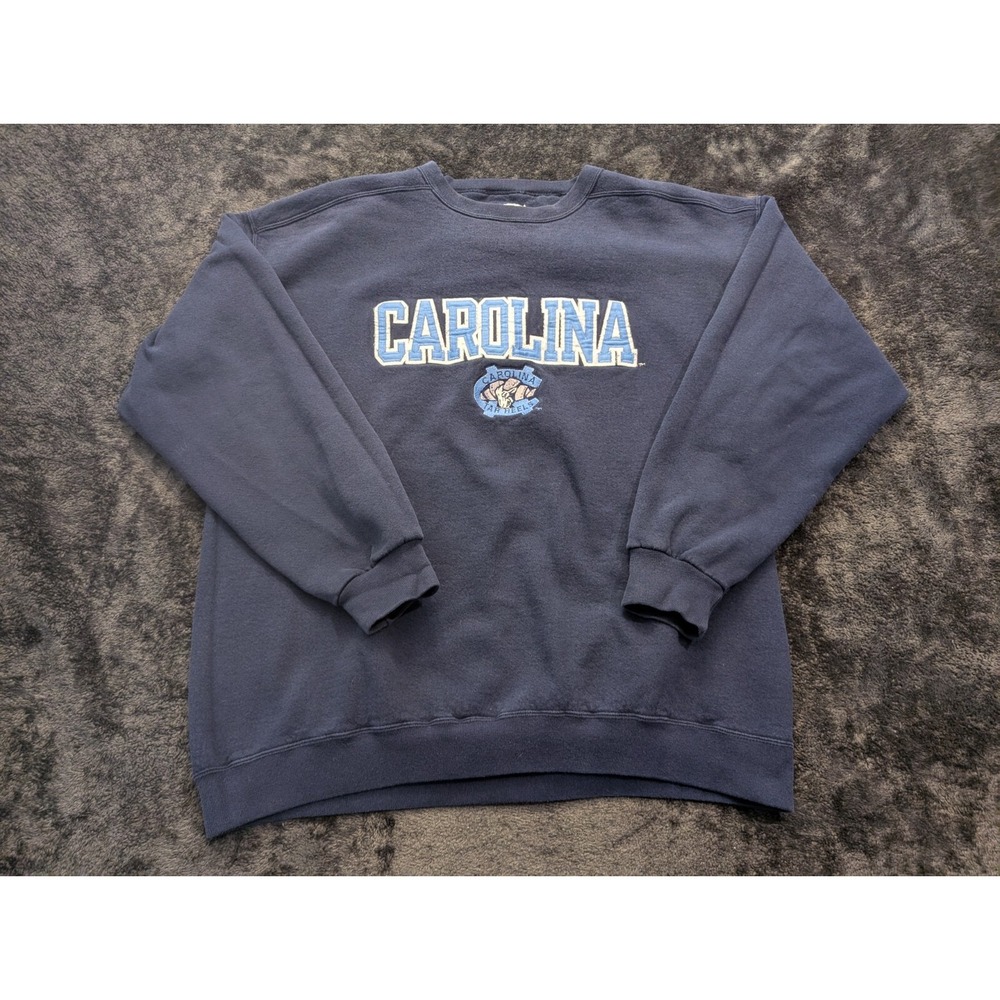 Carolina Tarheels Mens Team Edition Sweater Sz Xl Made In USA